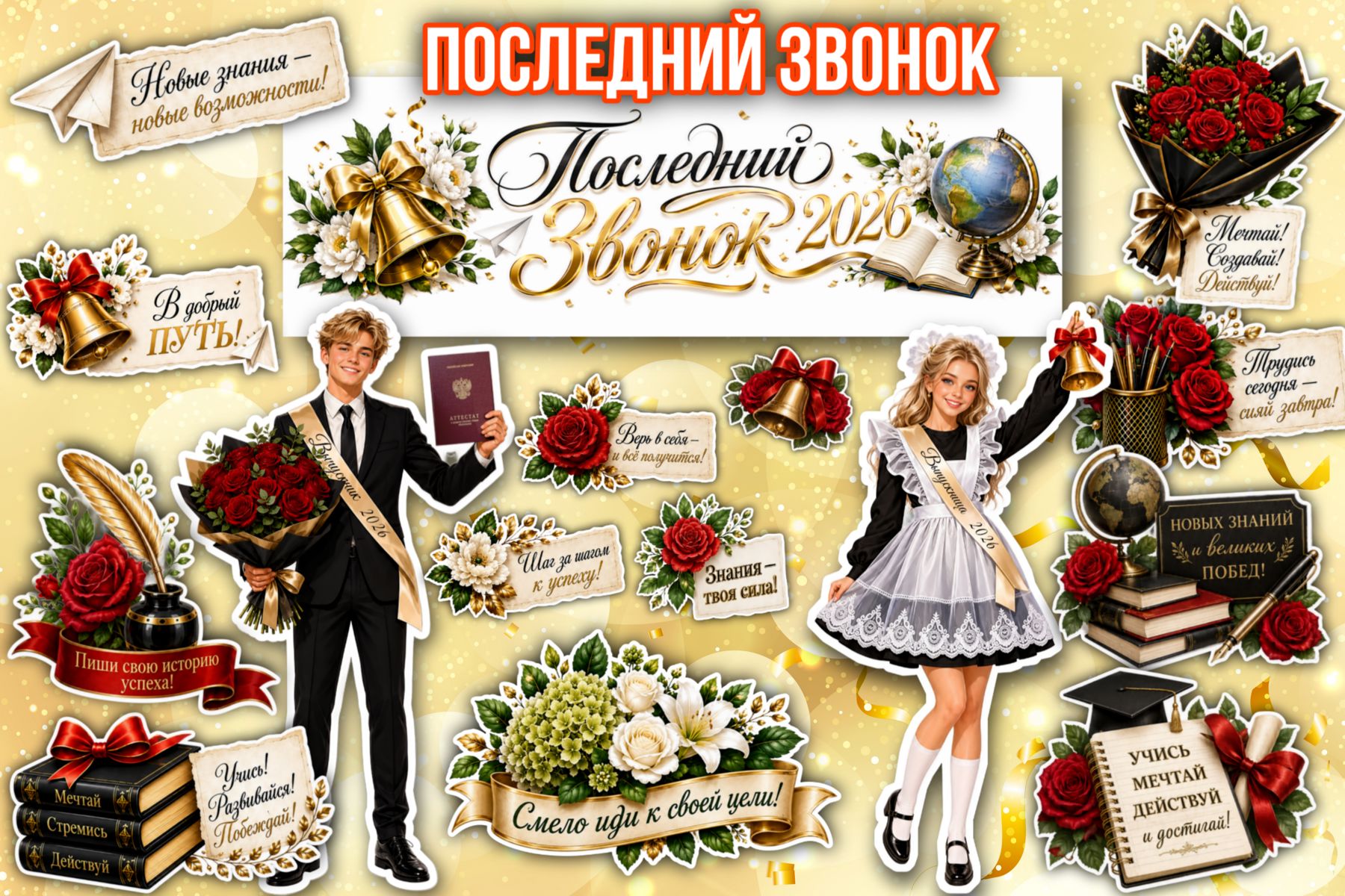 Превью шаблона Последний звонок