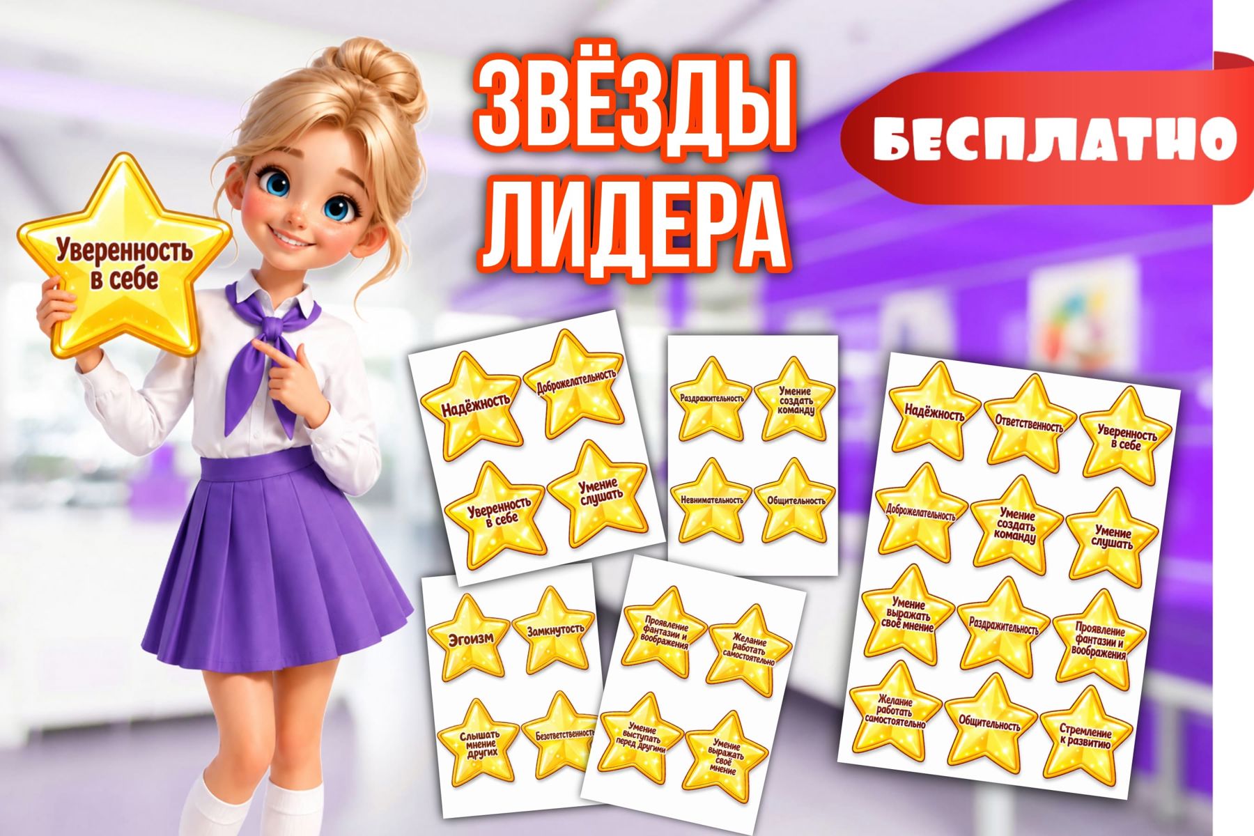 Превью шаблона Звезды Лидера