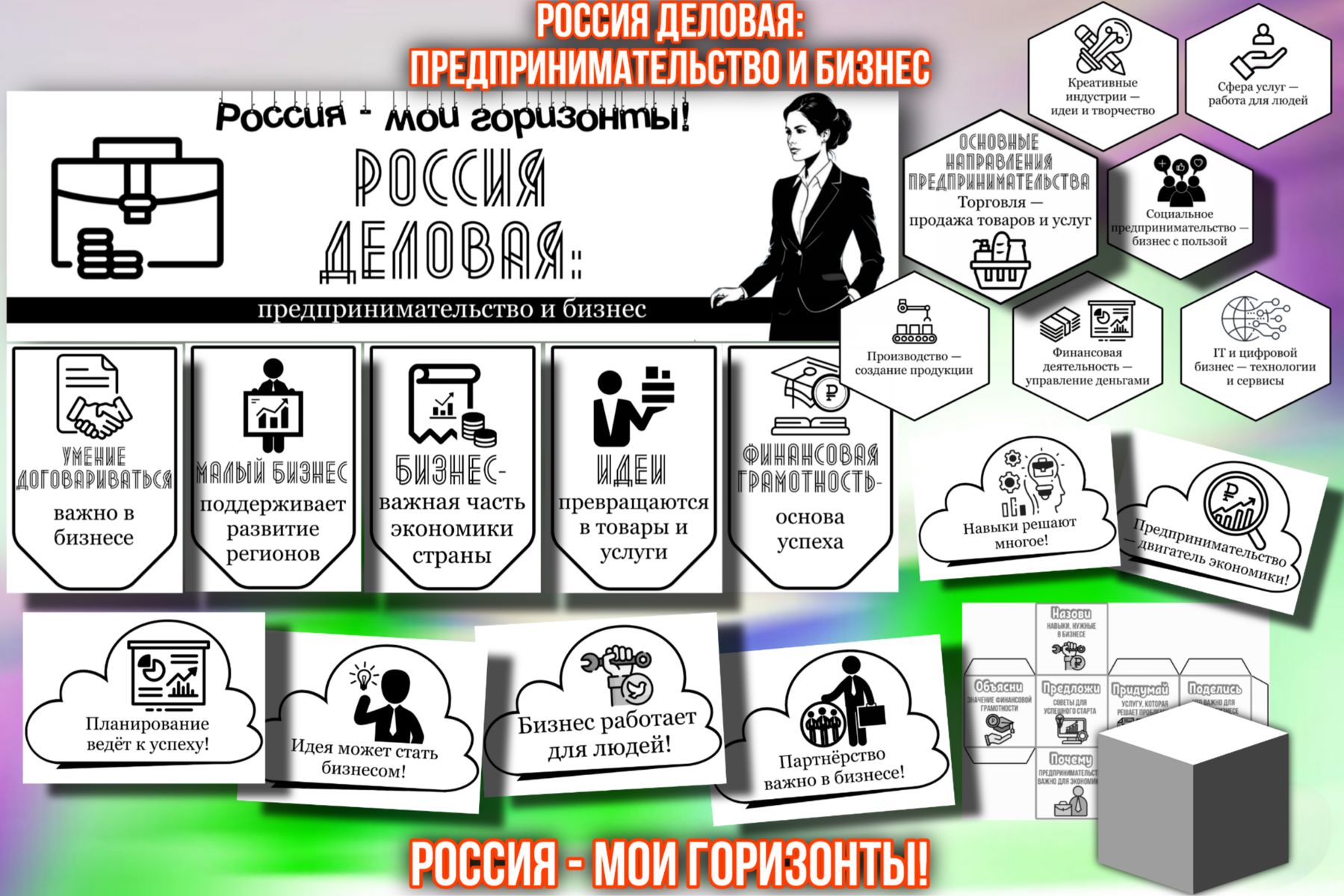 Превью шаблона Россия деловая Предпринимательство и бизнес